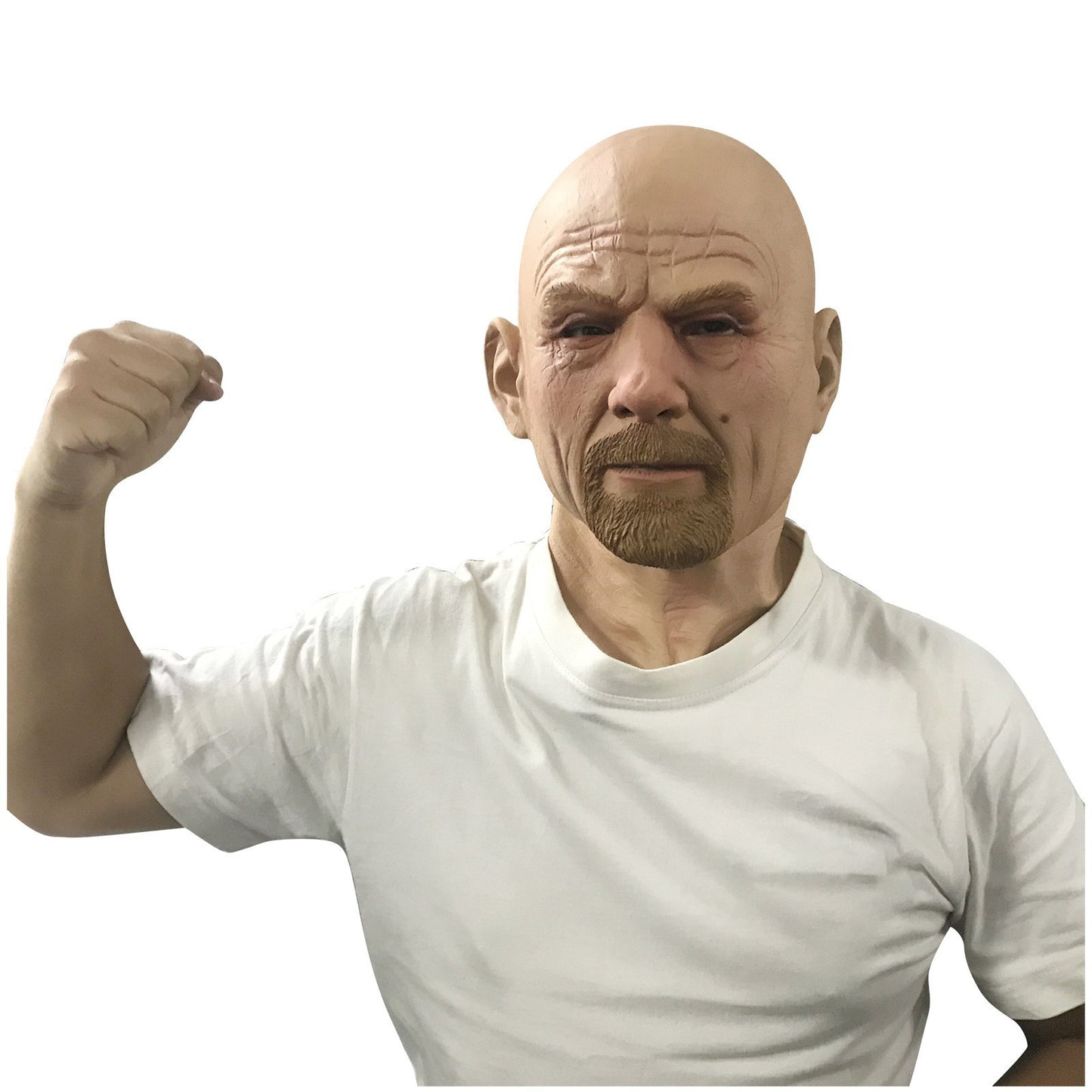 Bald Old Latex Headgear Halloween Funny Cosplay