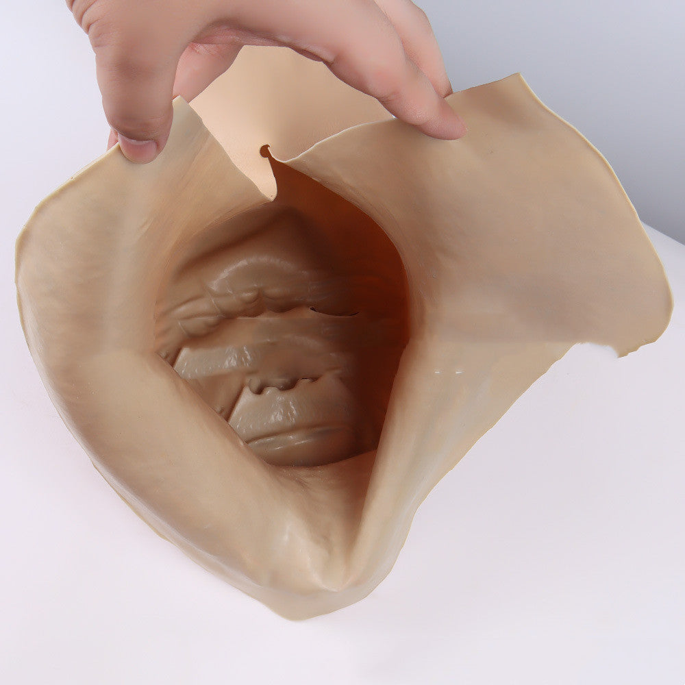 Bald Old Latex Headgear Halloween Funny Cosplay