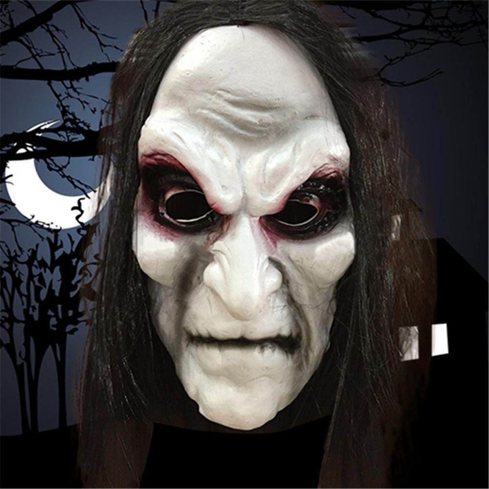 Ghost festival horror long hair mask