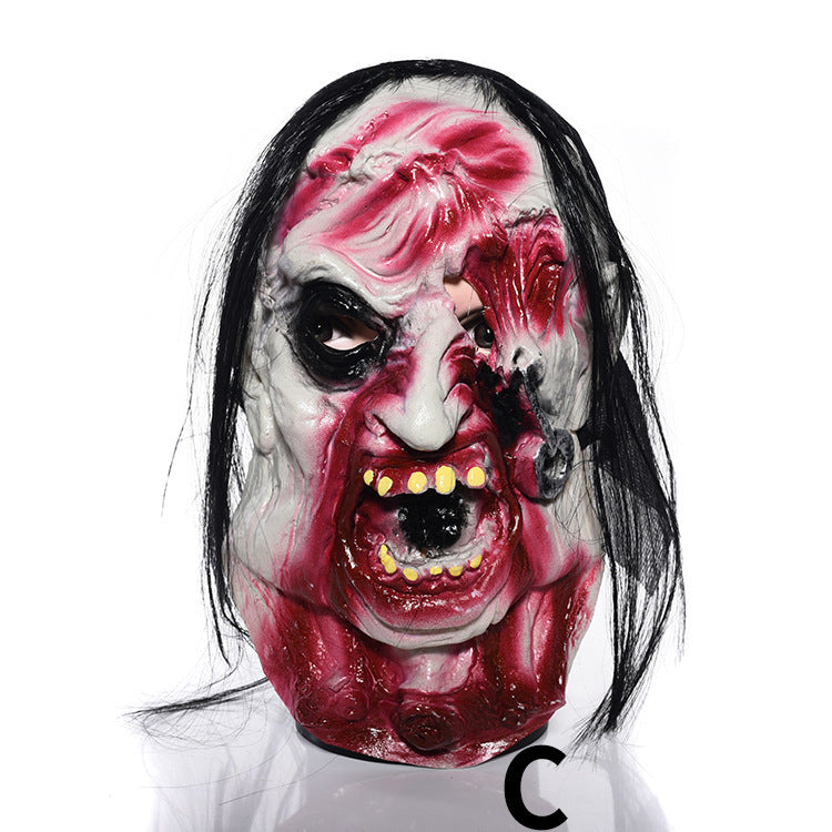 Horror vampire stiff face headgear