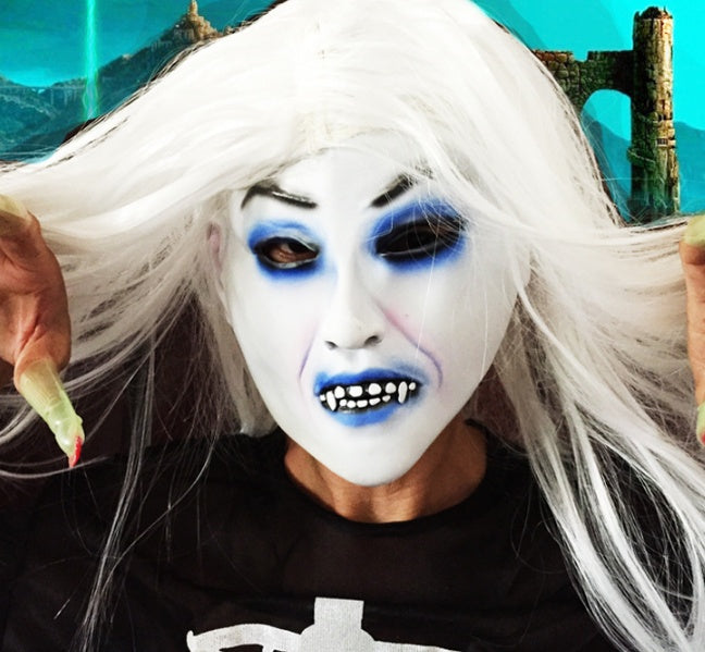 Blue Face Ghost Headgear