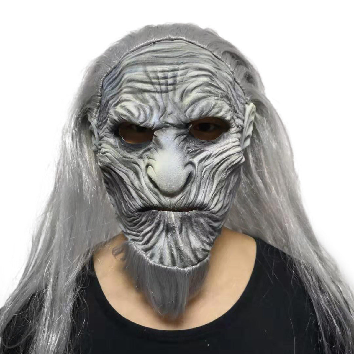 Long Haired Night King Mask Headgear