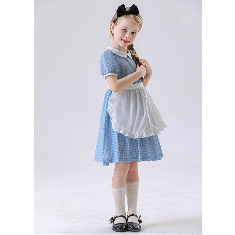 Halloween Blue For Children Female Dress