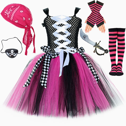 European And American Style Children's Clothing Halloween Skirt Children Role Play