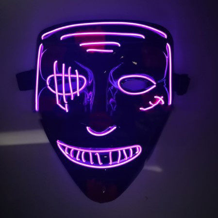 Compatible with Apple, Glowing grimace mask