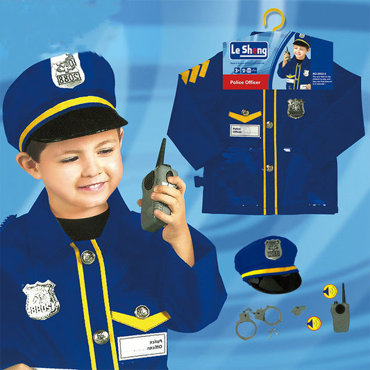 Boy Police Experience Professional Uniform
