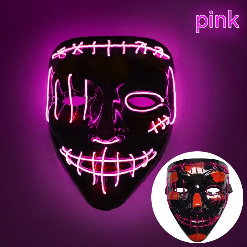 V-shaped Halloween Luminous Mask LED