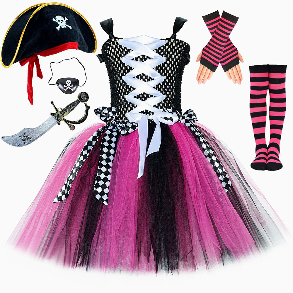 European And American Style Children's Clothing Halloween Skirt Children Role Play