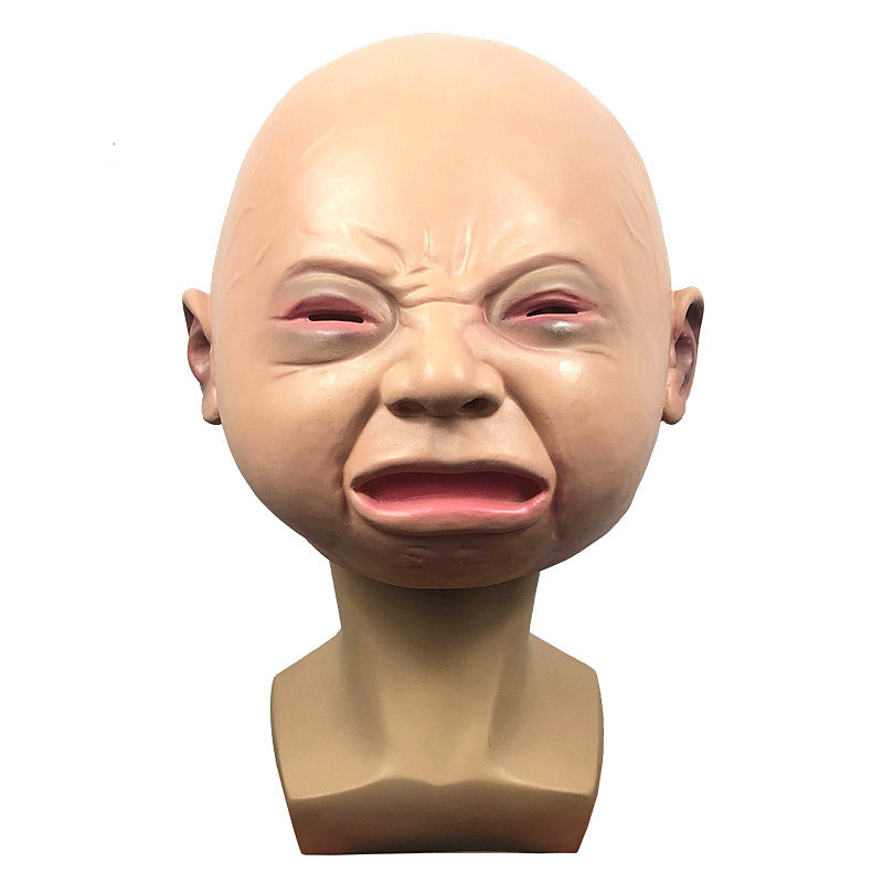 Cute Children Latex Headgear Mask Funny Face Headgear For Masquerade Party