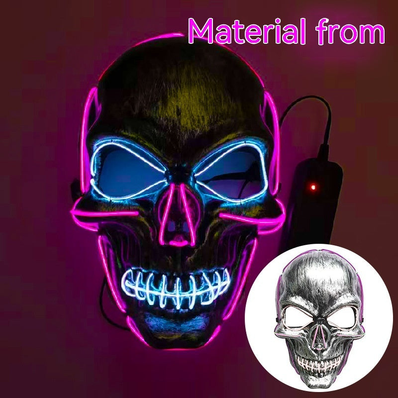 Luminescent Light Luminous Plastic Mask
