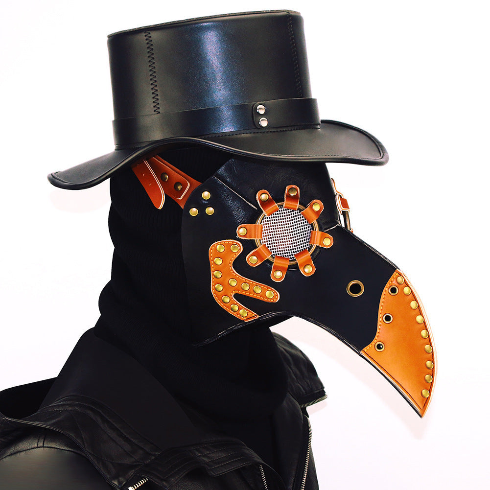 Steampunk Plague Beak Masquerade Party Mask Headgear Female